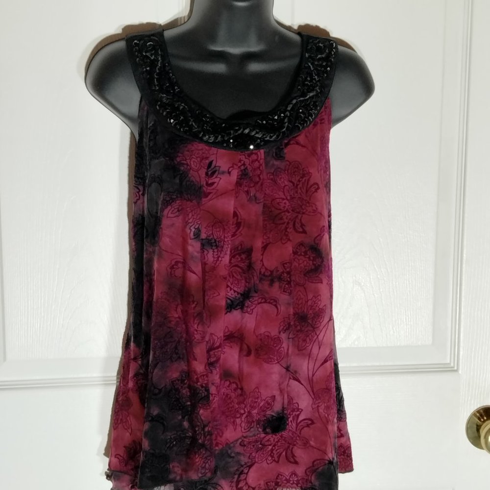 Embellished sleeveless top